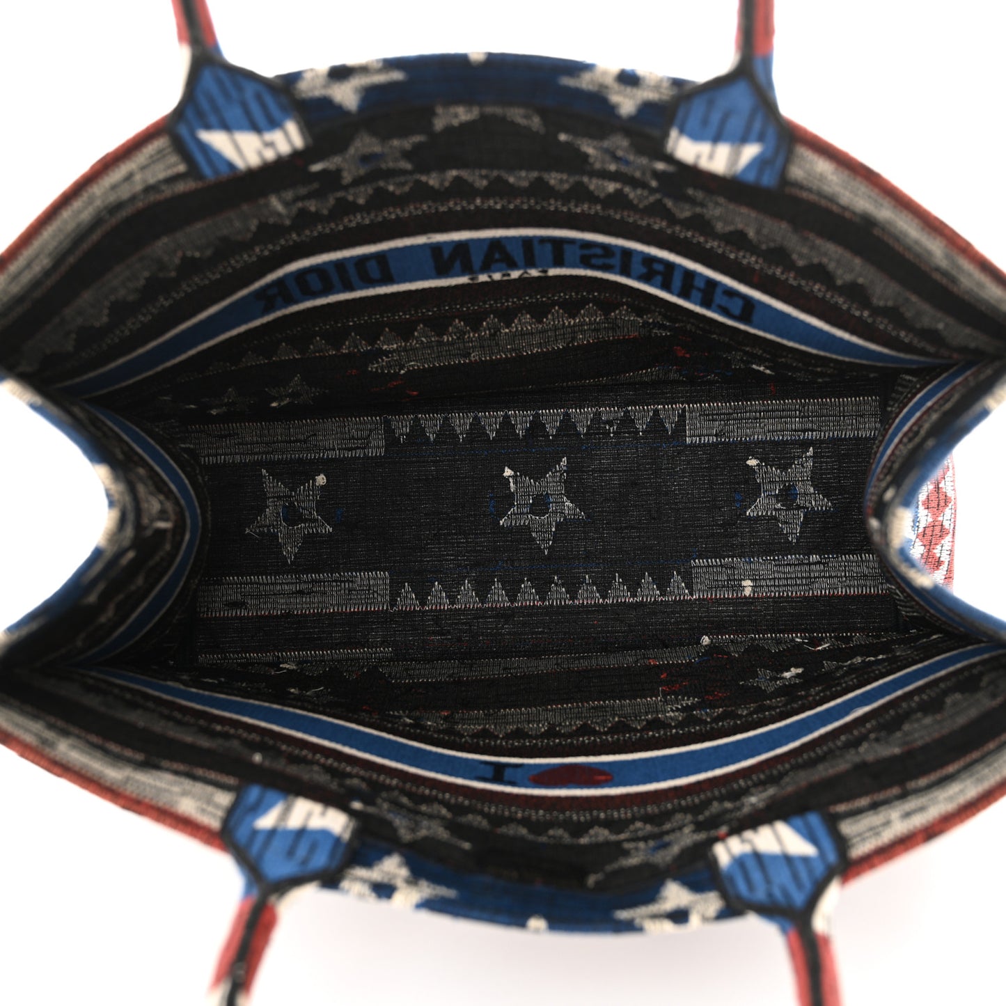 Canvas Embroidered Exclusive US Book Tote Multicolor