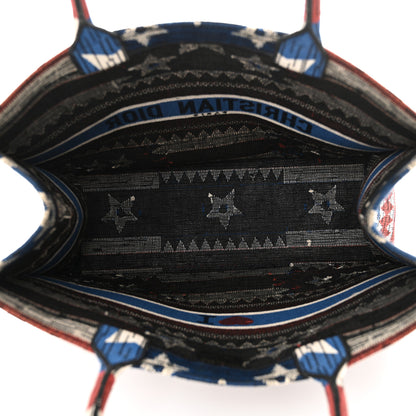 Christian Dior Canvas Embroidered Exclusive US Book Tote Multicolor 5 of 13