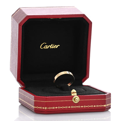 Cartier 18K Yellow Gold 3.5mm LOVE Wedding Band Ring 56 7.5 5 of 5