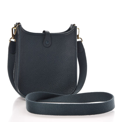 Hermes Taurillon Clemence Amazone Evelyne TPM Vert Cypress 3 of 9