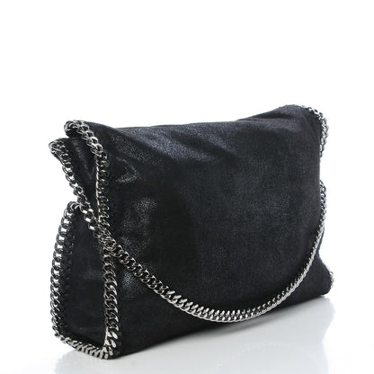 Stella McCartney Shaggy Deer Falabella Fold Over Tote Black 3 of 8