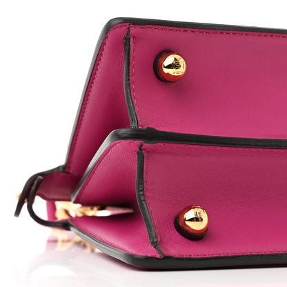 Fendi Shiny Nappa Petite Peekaboo I SEE U Satchel Ciclamino Pilar 11 of 12