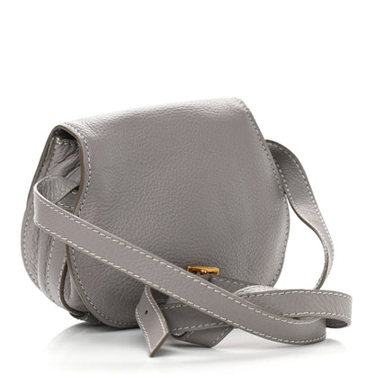 Chloe Calfskin Mini Marcie Round Crossbody Bag Cashmere Grey 3 of 11