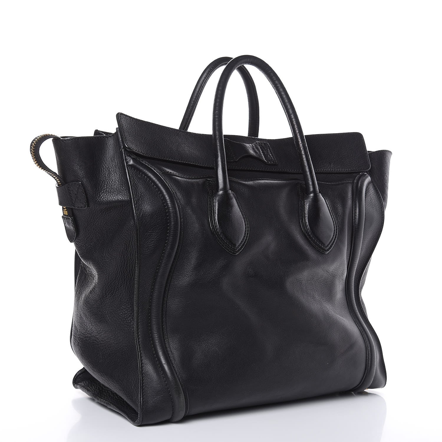 Celine Grained Calfskin Medium Luggage Black 3 of 16