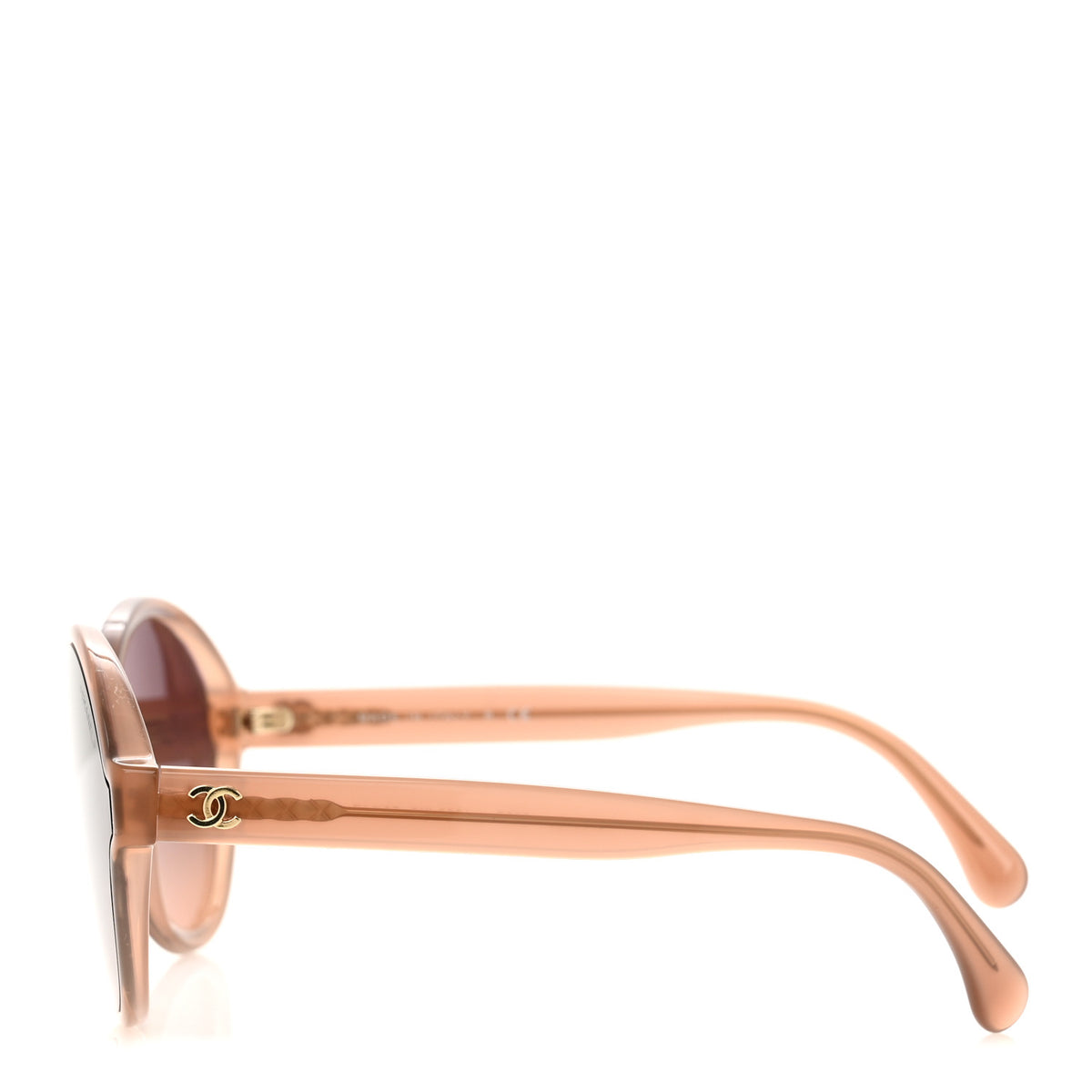 Chanel Acetate Mirrored Round Sunglasses 5387 Brown 3 of 8