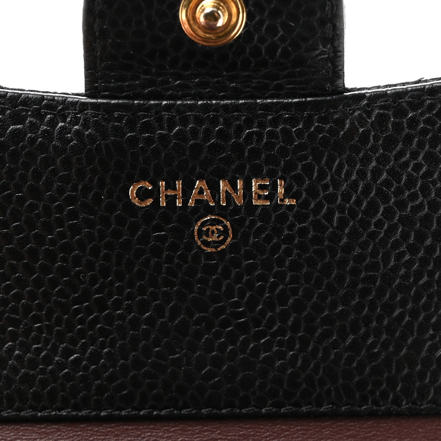 Chanel Caviar Quilted Compact Flap Wallet  Black 6 of 9