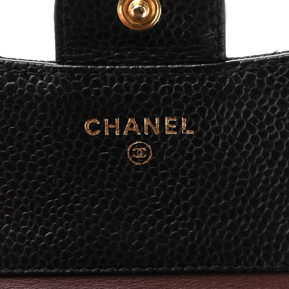 Chanel Caviar Quilted Compact Flap Wallet  Black 6 of 9