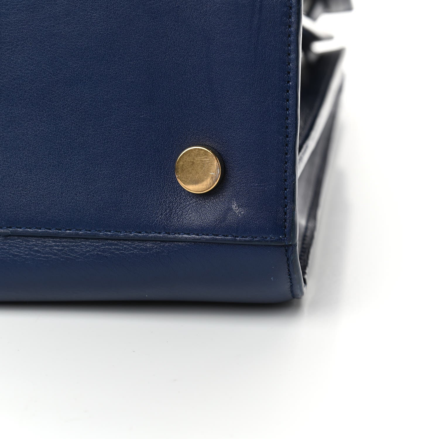Saint Laurent Calfskin Large Sac De Jour Carryall Navy 5 of 6