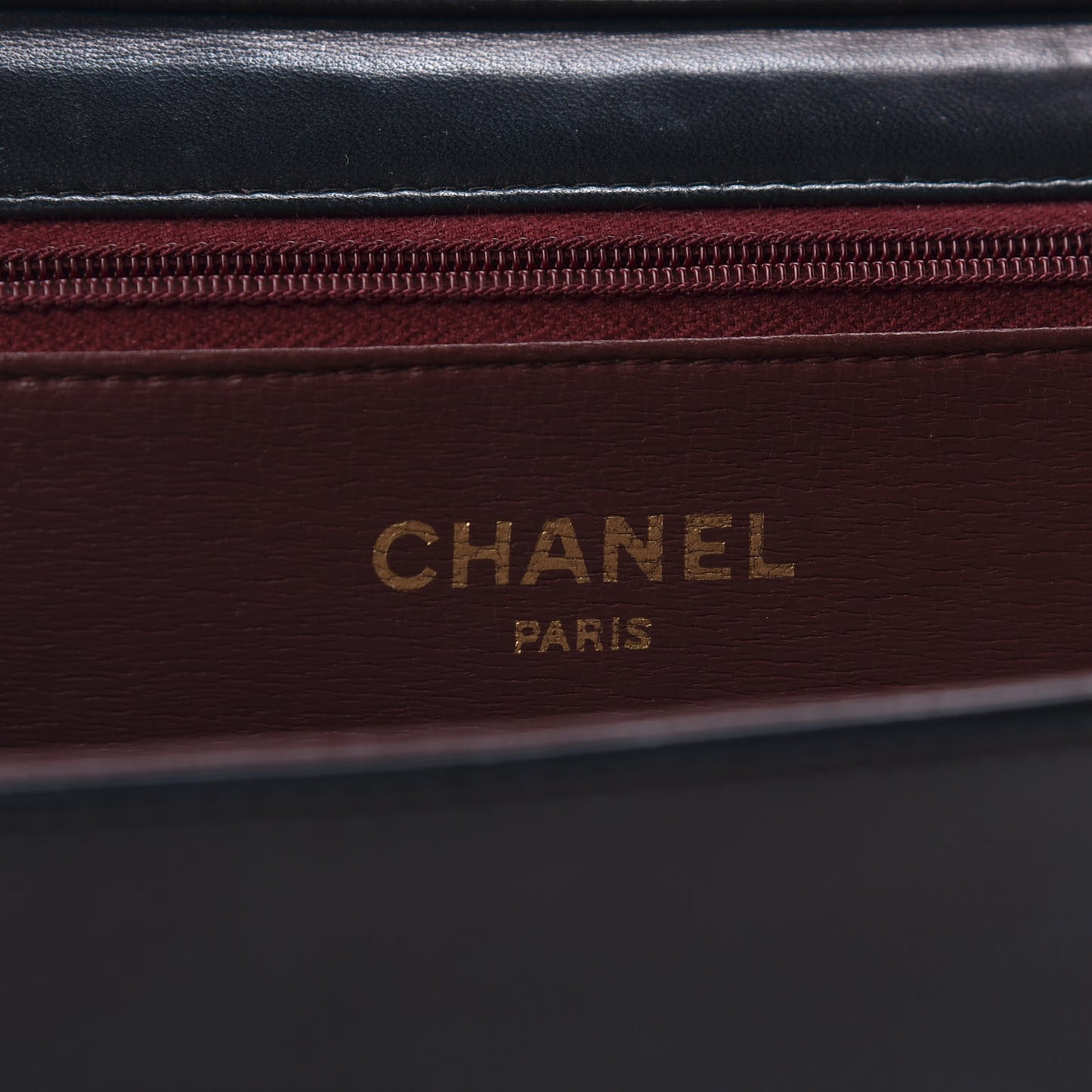 Lambskin Quilted Wallet On Chain WOC Black