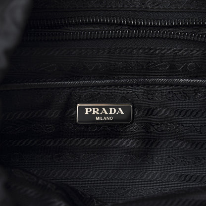 Prada Tessuto Nylon Vela Small Double Buckle Backpack Black 7 of 10
