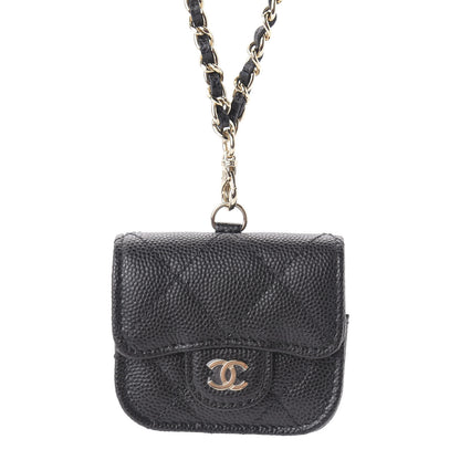 Chanel Caviar Quilted Airpods Pro Case Black 4 of 9