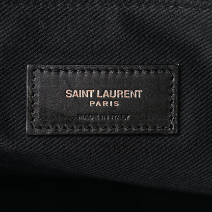 Saint Laurent Raffia Tote Black 6 of 8
