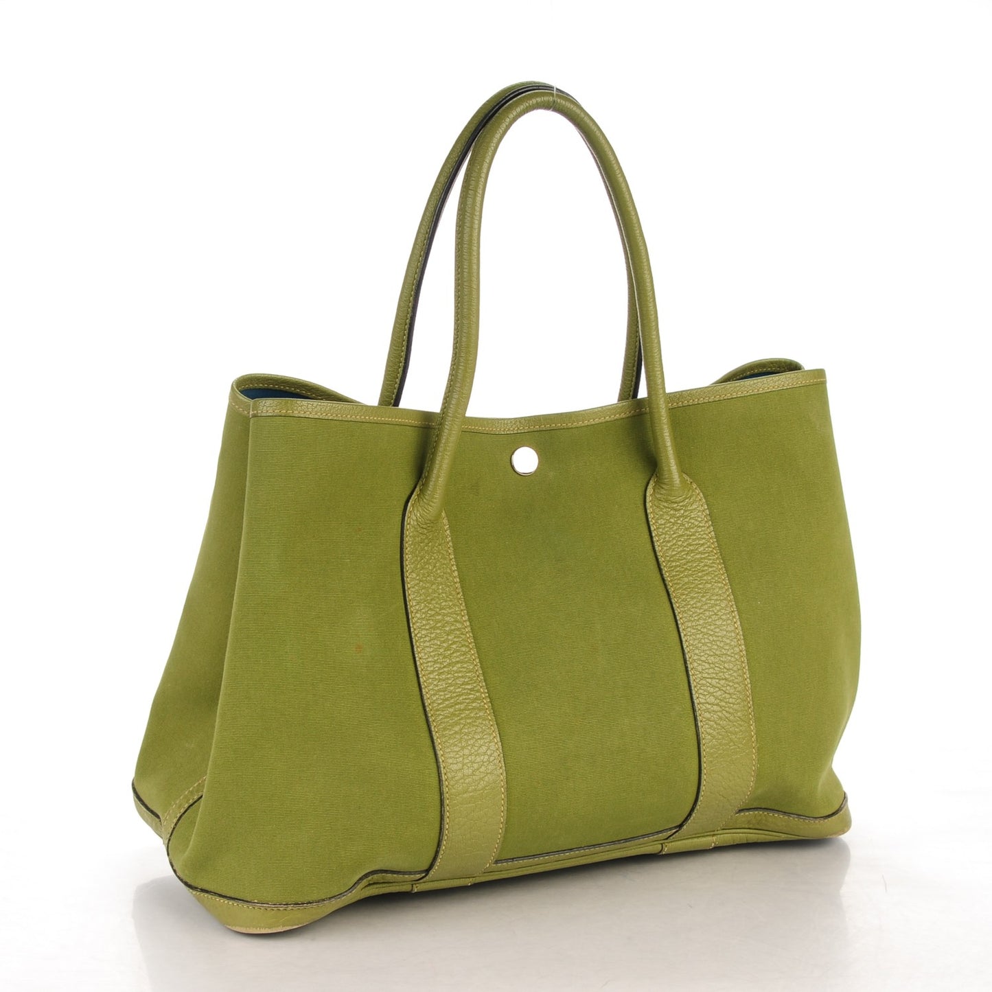 Toile Buffle Garden Party 36 MM Tote Vert Anis