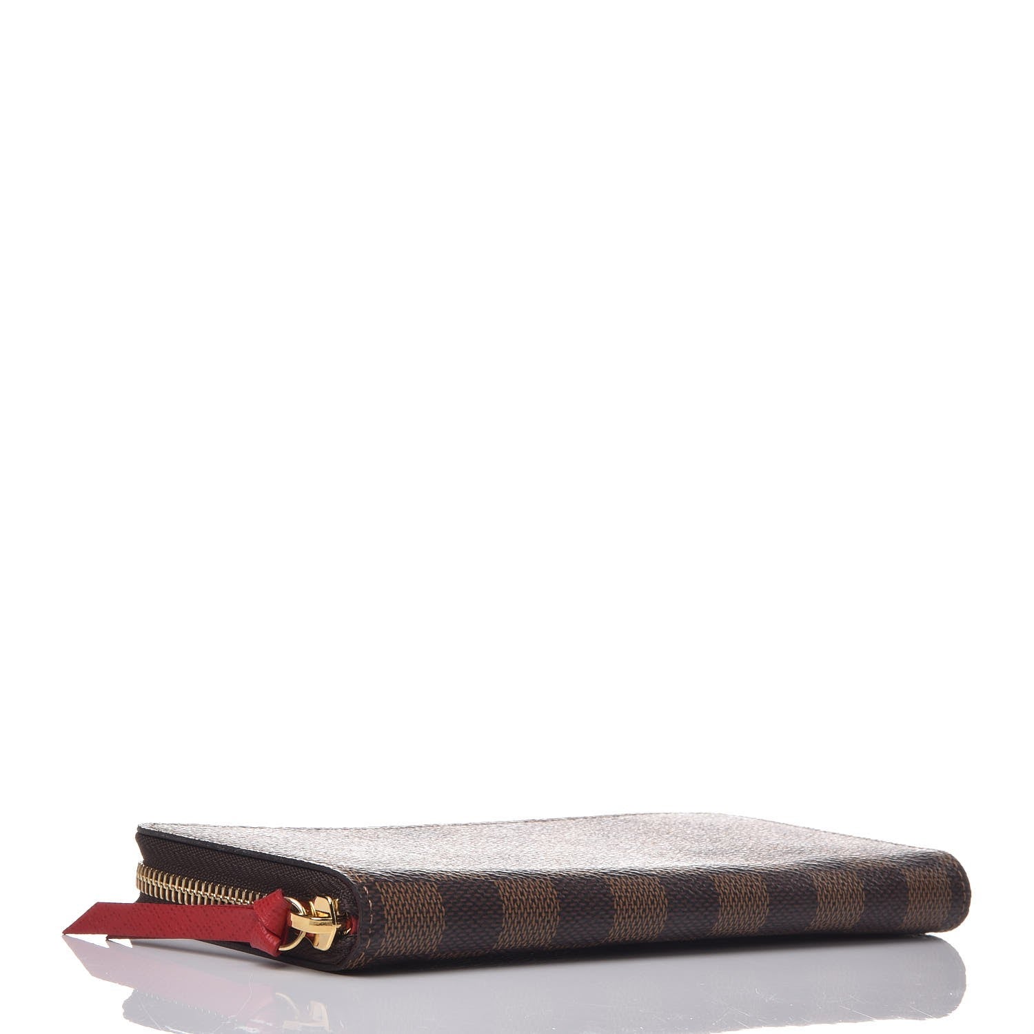 Louis Vuitton Damier Ebene Clemence Wallet Cherry 4 of 8