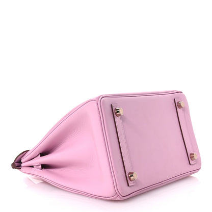 Hermes Swift Birkin 25 Mauve Sylvestre 6 of 19