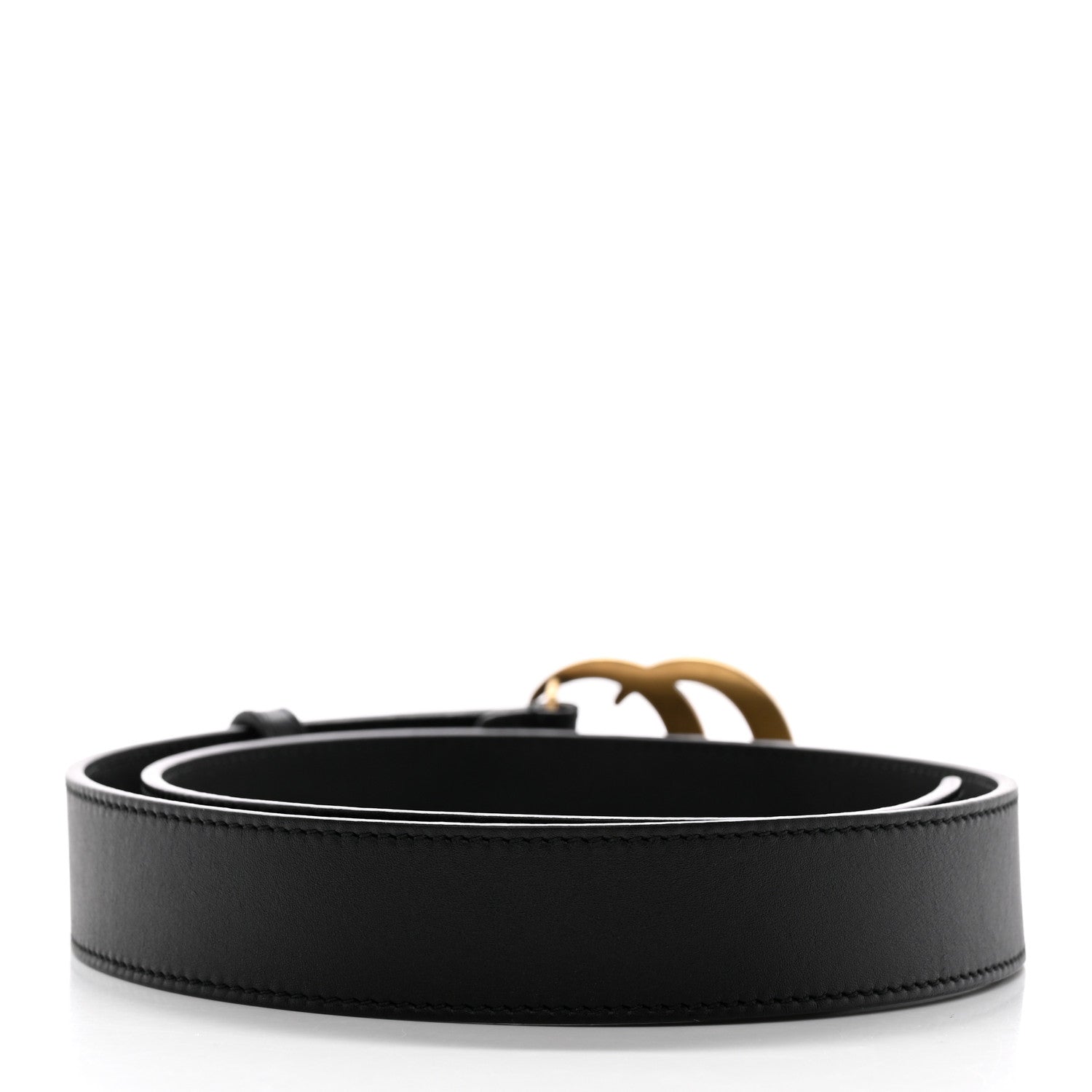Gucci Moon Calfskin Double G 30mm Belt 75 30 Black 2 of 5
