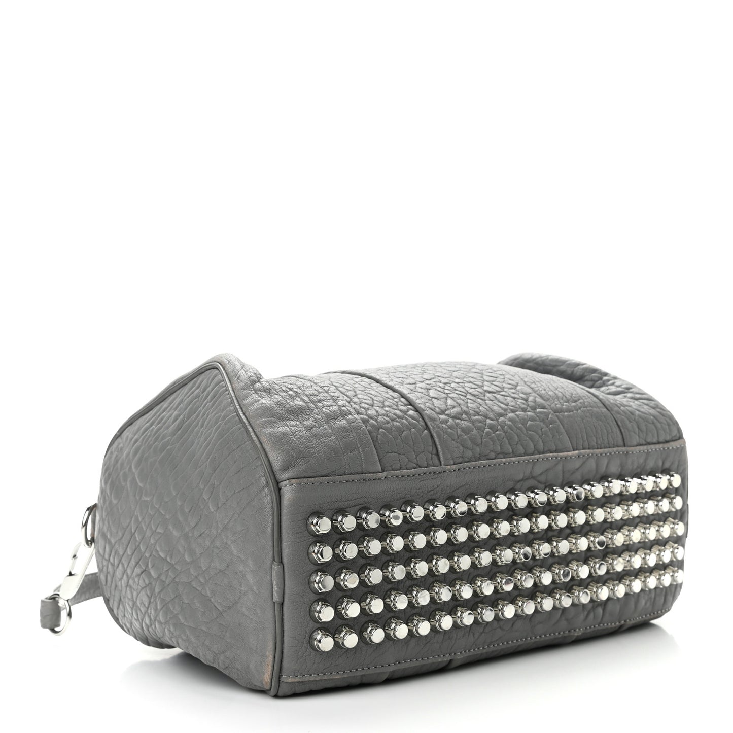 Pebbled Lambskin Rocco Sesame Silver Hardware