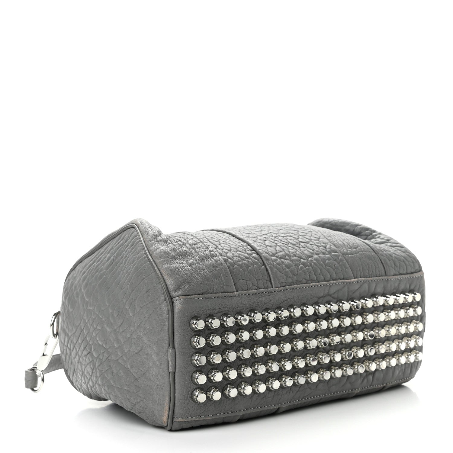 Alexander Wang Pebbled Lambskin Rocco Sesame Silver Hardware 4 of 11