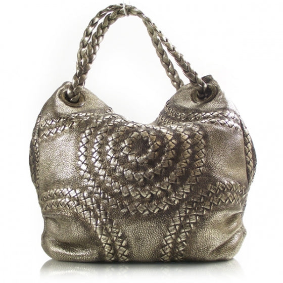 Bottega Veneta Cervo Illusion Metallic Hobo 1 of 10