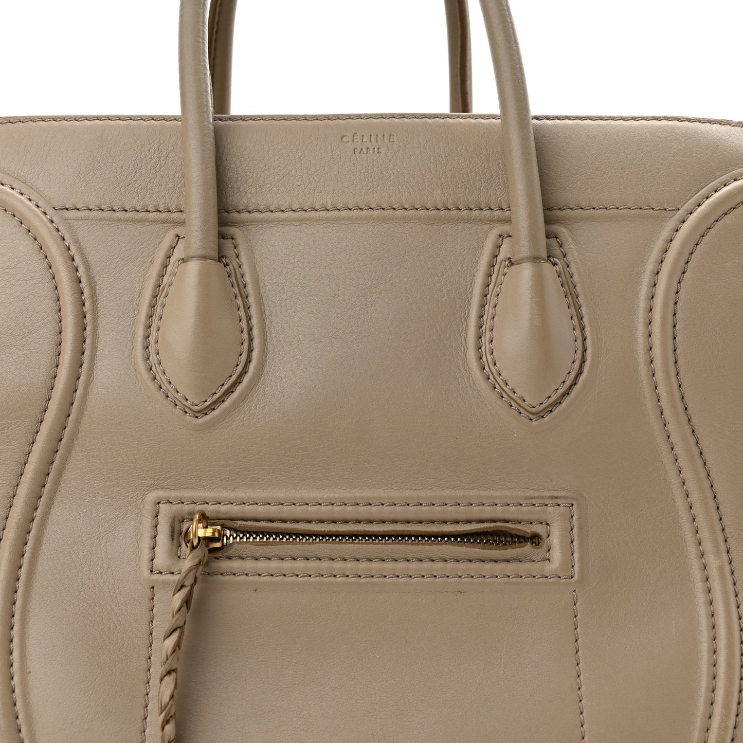 Grained Calfskin Medium Phantom Luggage Dune