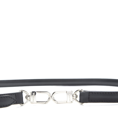 Louis Vuitton Calfskin 16mm Adjustable Shoulder Strap Black 3 of 5