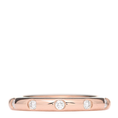 Tiffany 18K Rose Gold Diamond Bezet Band Ring 47 4 1 of 4