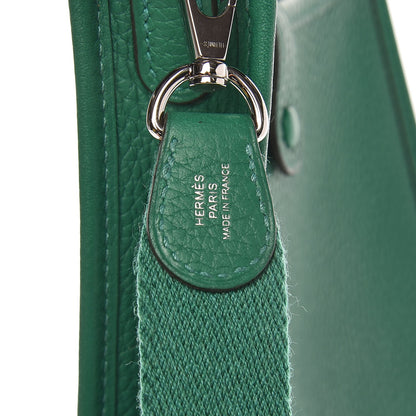 Hermes Taurillon Clemence Evelyne TPM Vert Vertigo 8 of 9