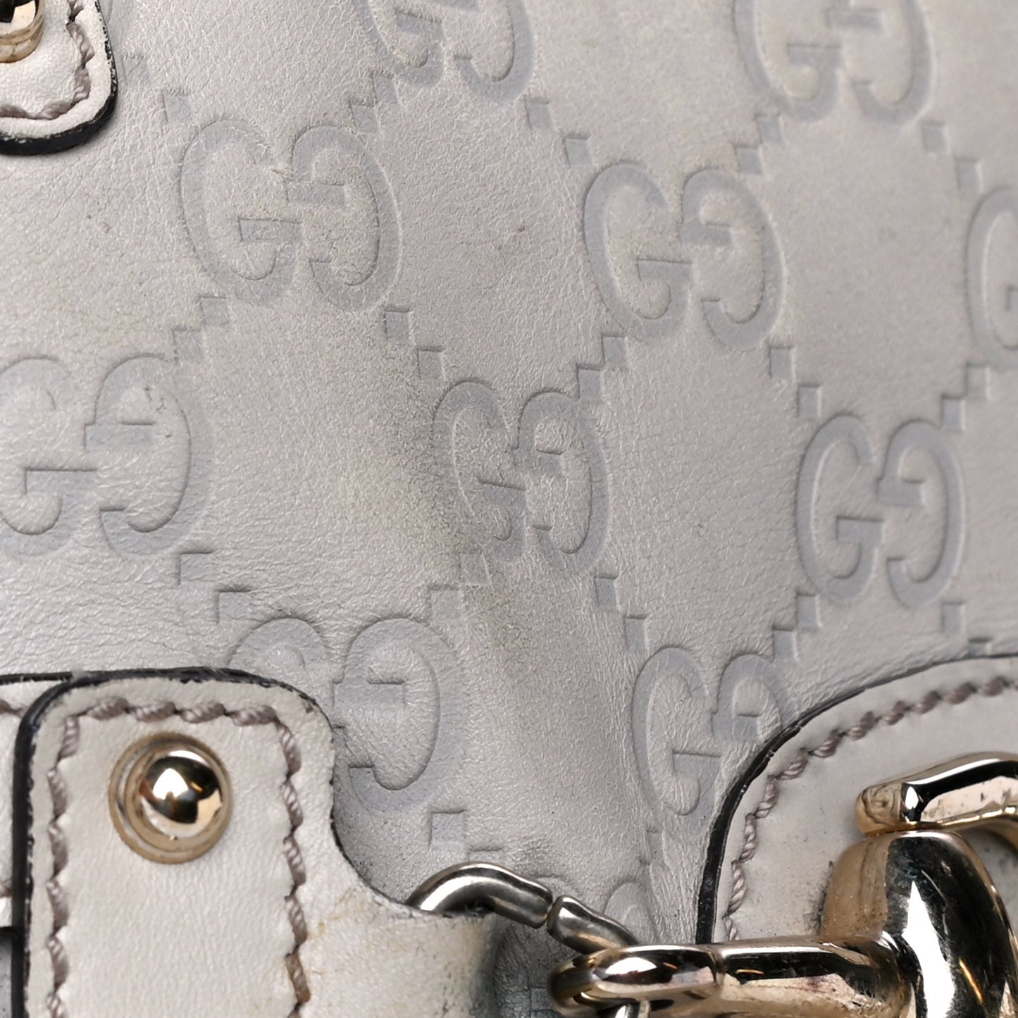 Guccissima Large Wave Boston Off White