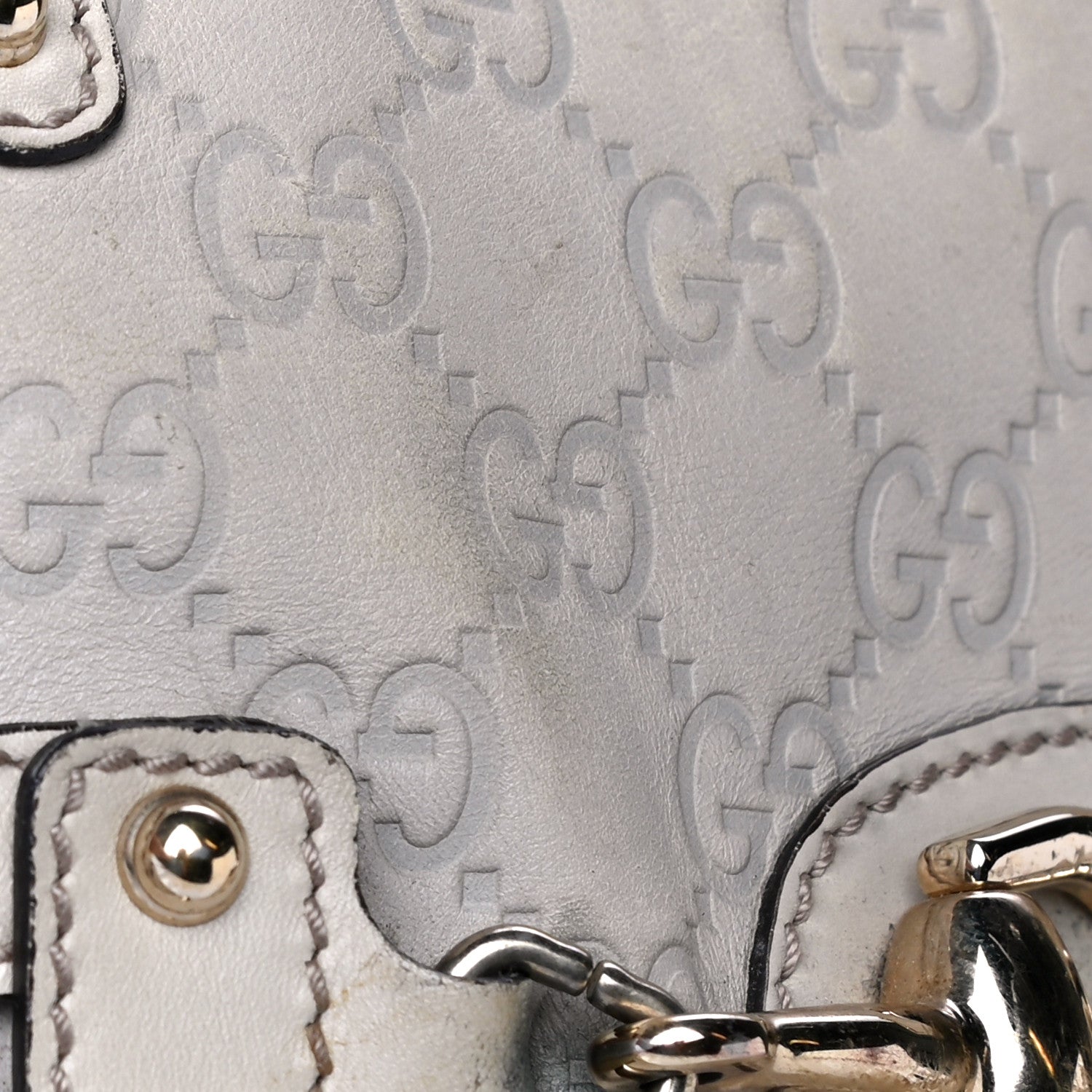 Gucci Guccissima Large Wave Boston Off White 13 of 13
