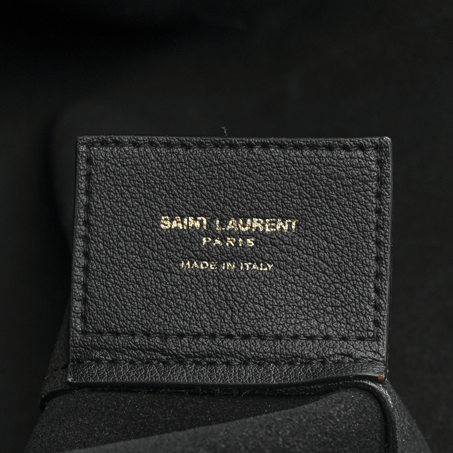 Saint Laurent Calfskin Large Shopping Tote Black 8 of 12