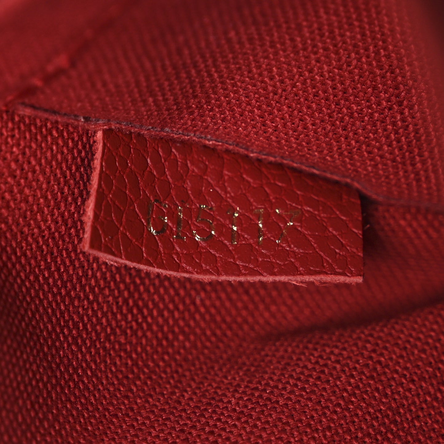Monogram Pallas Clutch Cherry