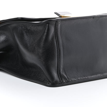 Fendi Agnello Old Shine Large Kan U Shoulder Bag Black 9 of 11