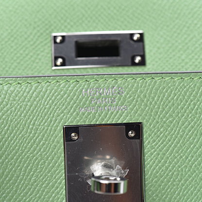 Hermes Epsom Kelly Sellier 32 Vert Criquet 7 of 40