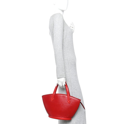 Louis Vuitton Epi Saint Jacques PM Castillan Red 2 of 15