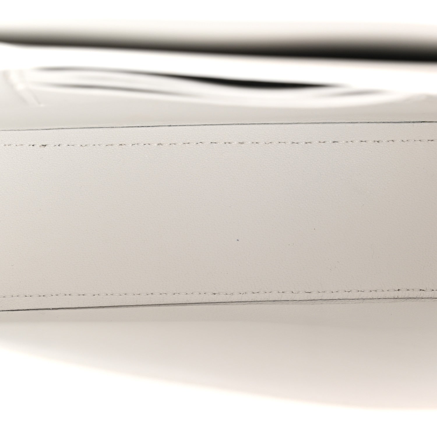Versace Calfskin Small Greca Goddess Shoulder Bag Optical White 5 of 11