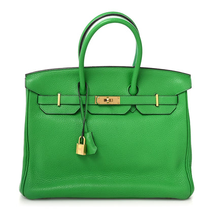 Hermes Togo Birkin 35 Bambou 1 of 12