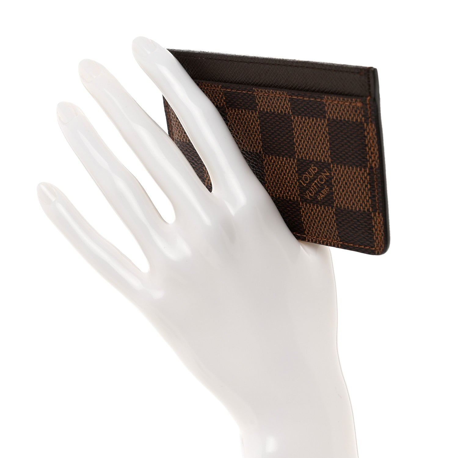 Louis Vuitton LOUIS VUITTON Damier Ebene Card Holder 2 of 6