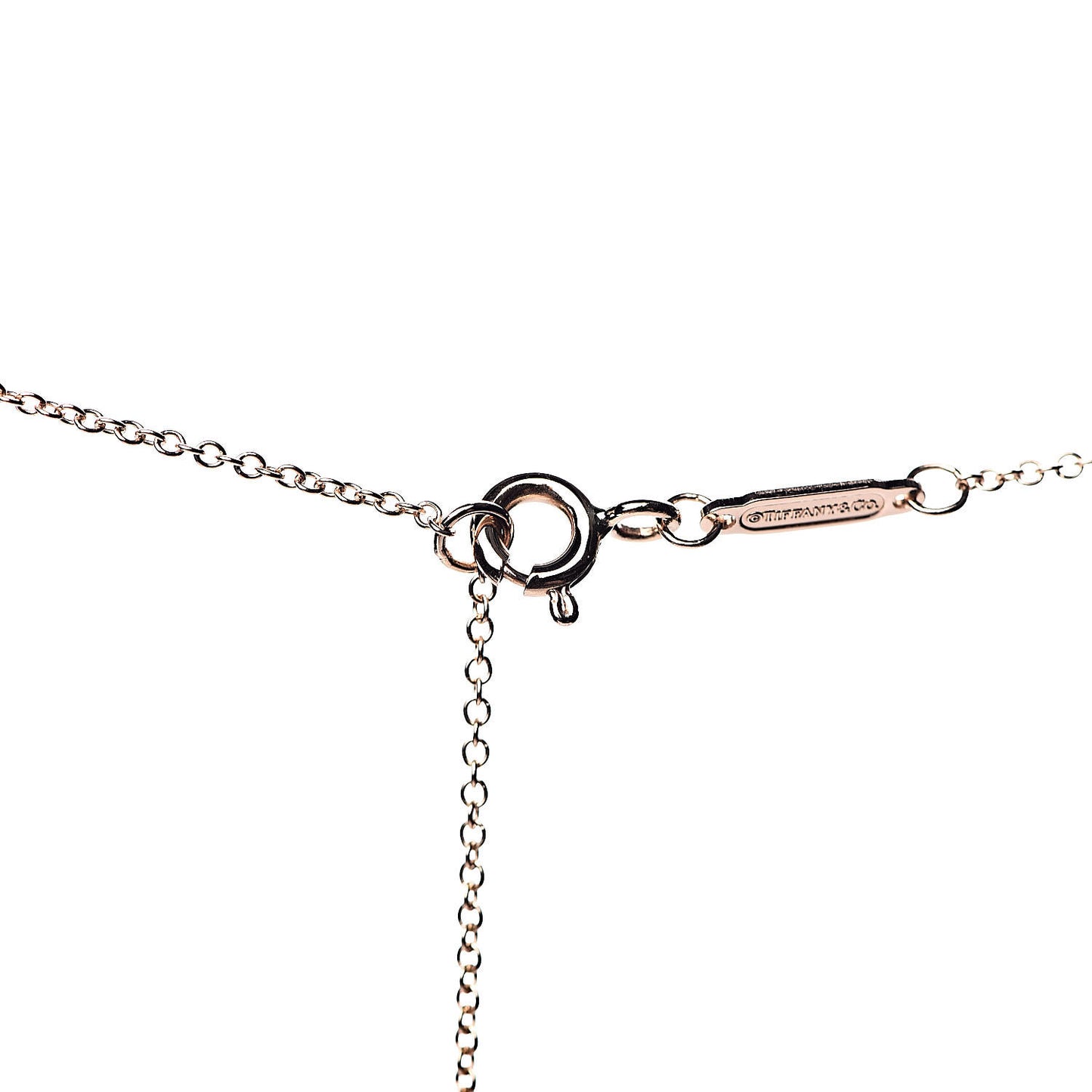 18K Rose Gold T Smile Pendant Necklace