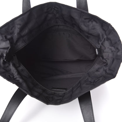 Chanel Nylon Large Travel Tote Black 5 of 14