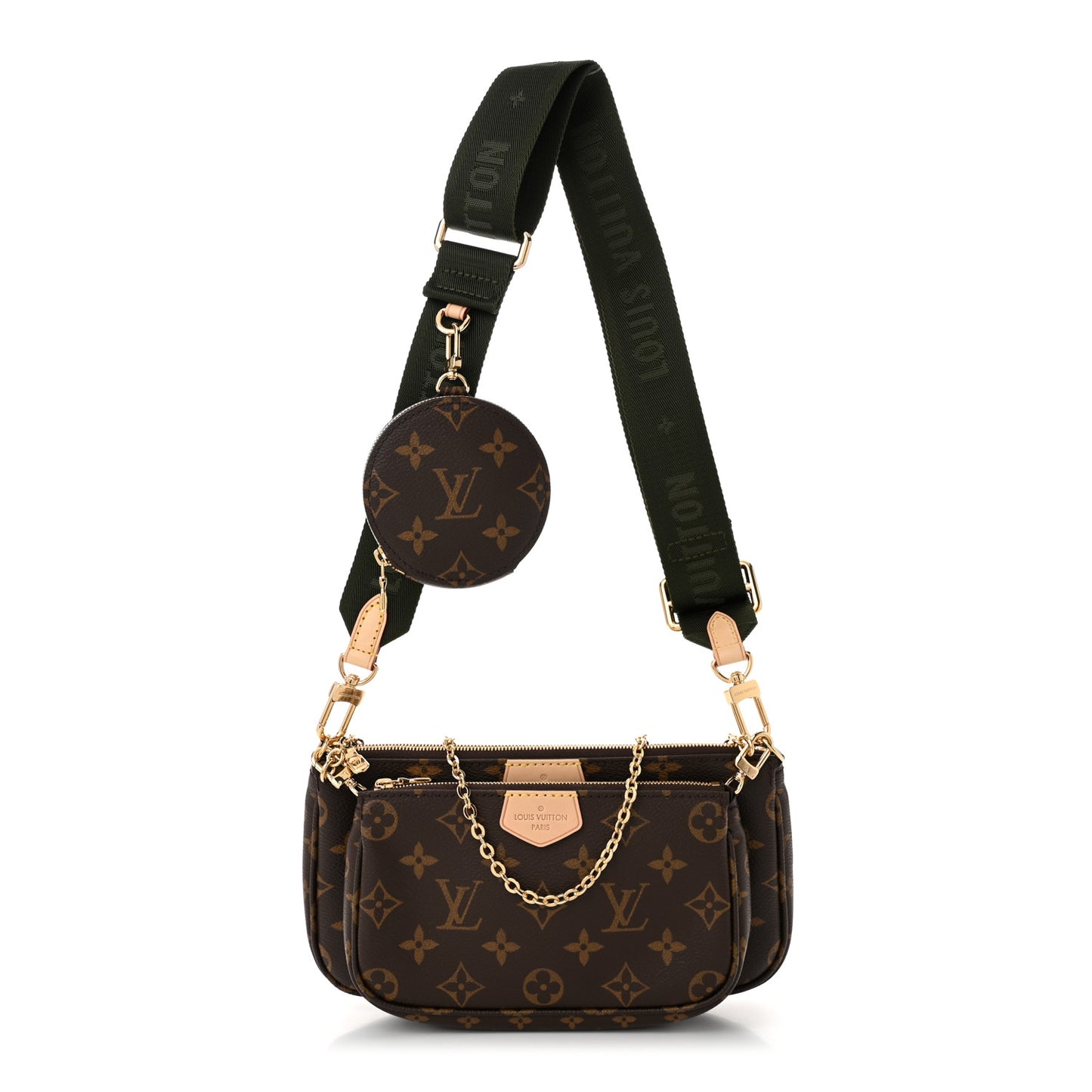 Monogram Multi Pochette Accessories Kaki
