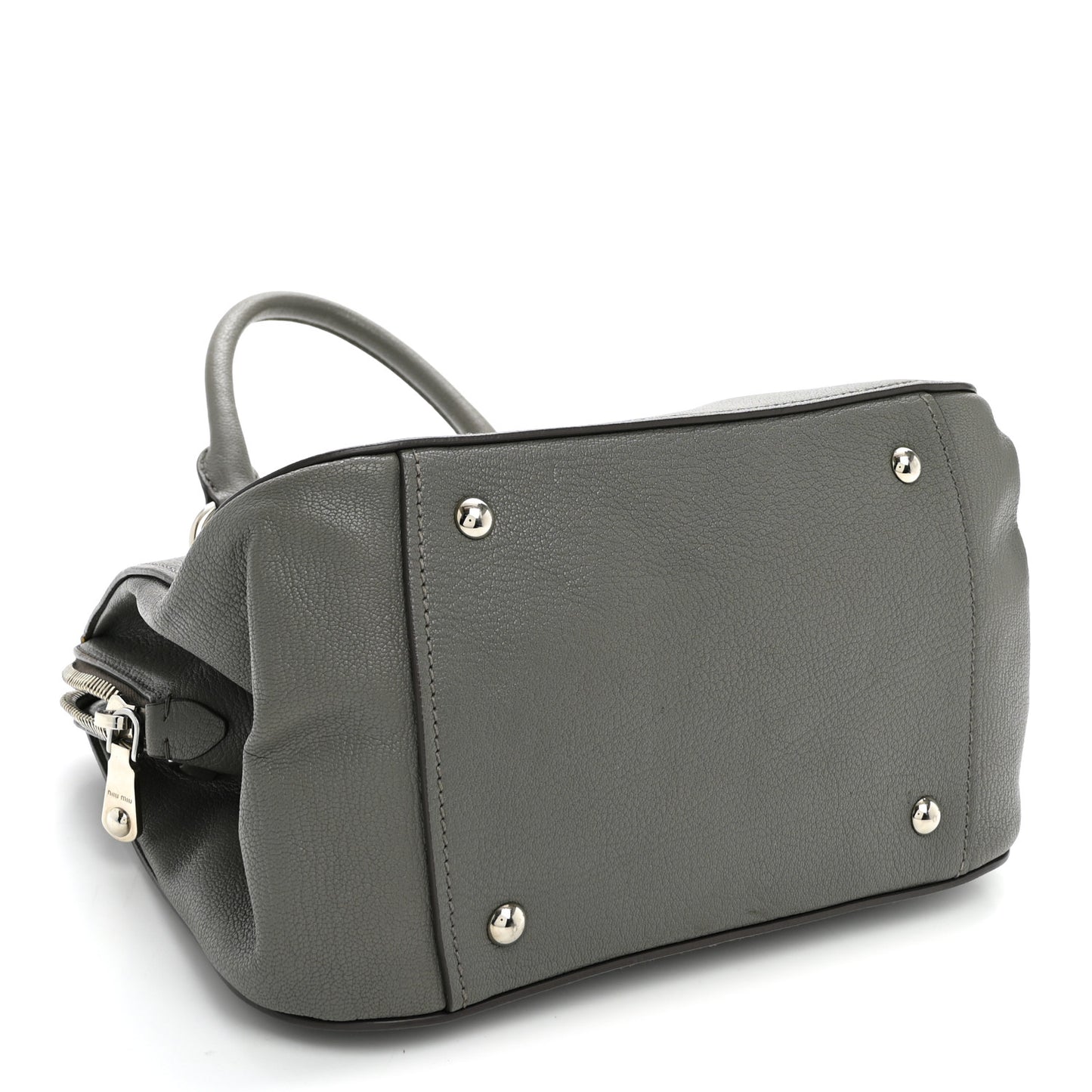 Goatskin Madras Bauletto Pomice