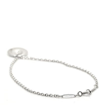 Tiffany Sterling Silver Elsa Peretti Round Disc Charm Bracelet 3 of 7