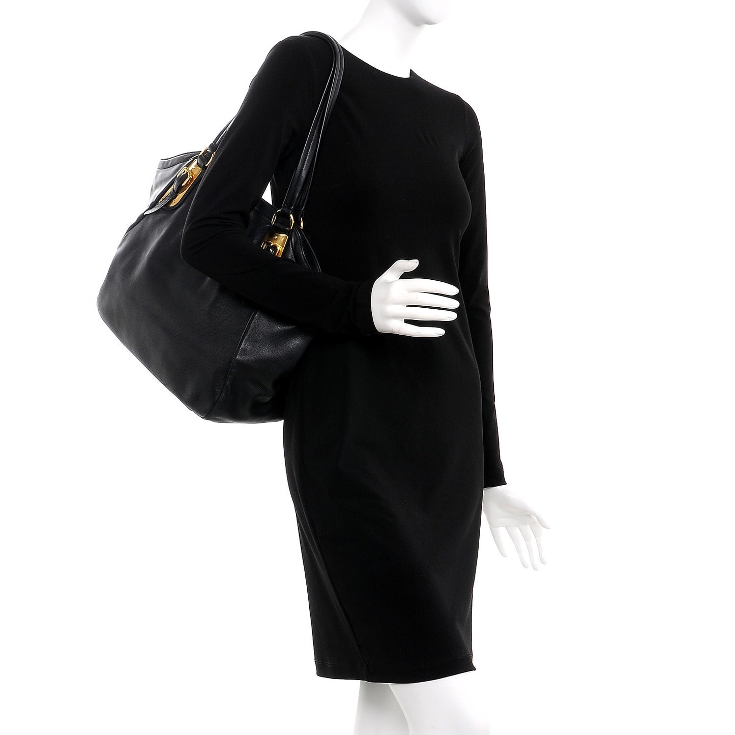 Soft Calf Tote Black