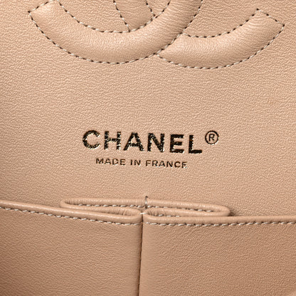 Chanel Caviar Quilted Medium Double Flap Beige Clair 6 of 10