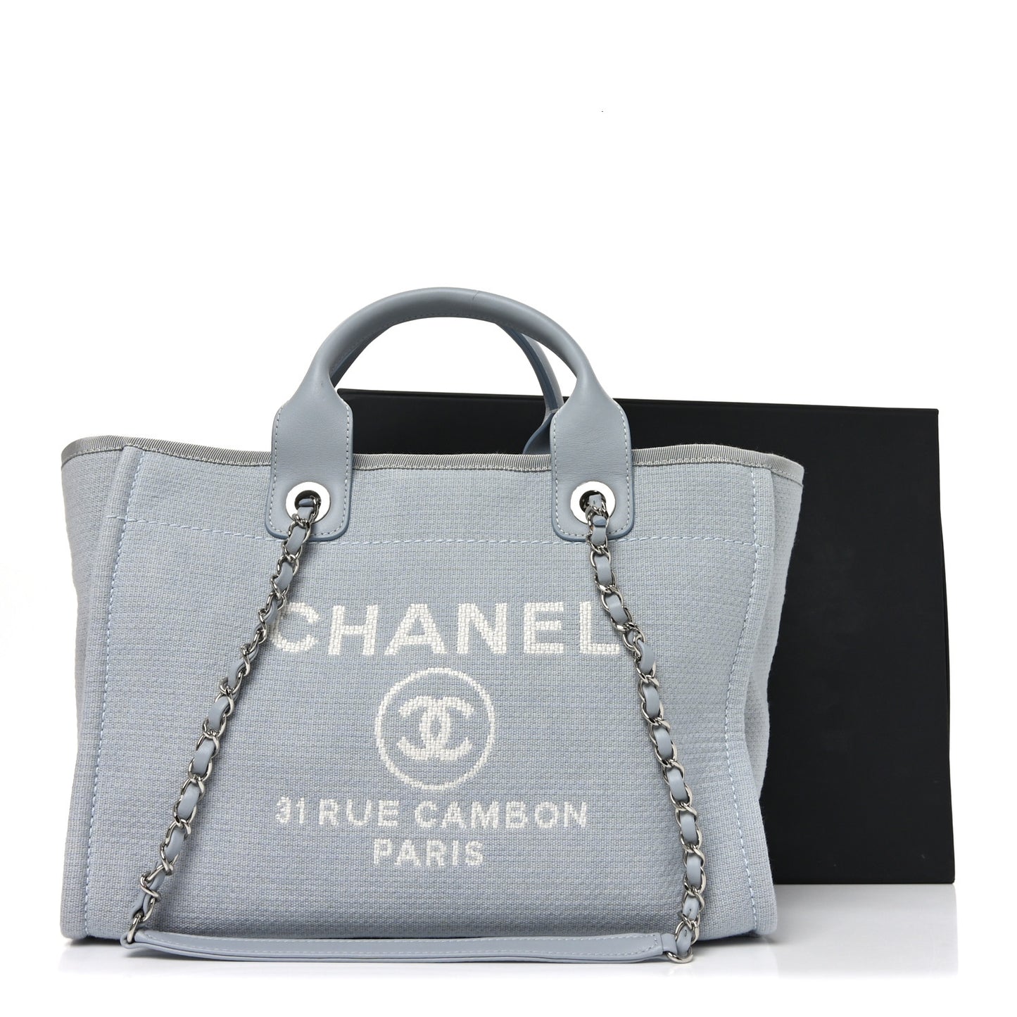 Mixed Fibers Small Deauville Tote Light Blue