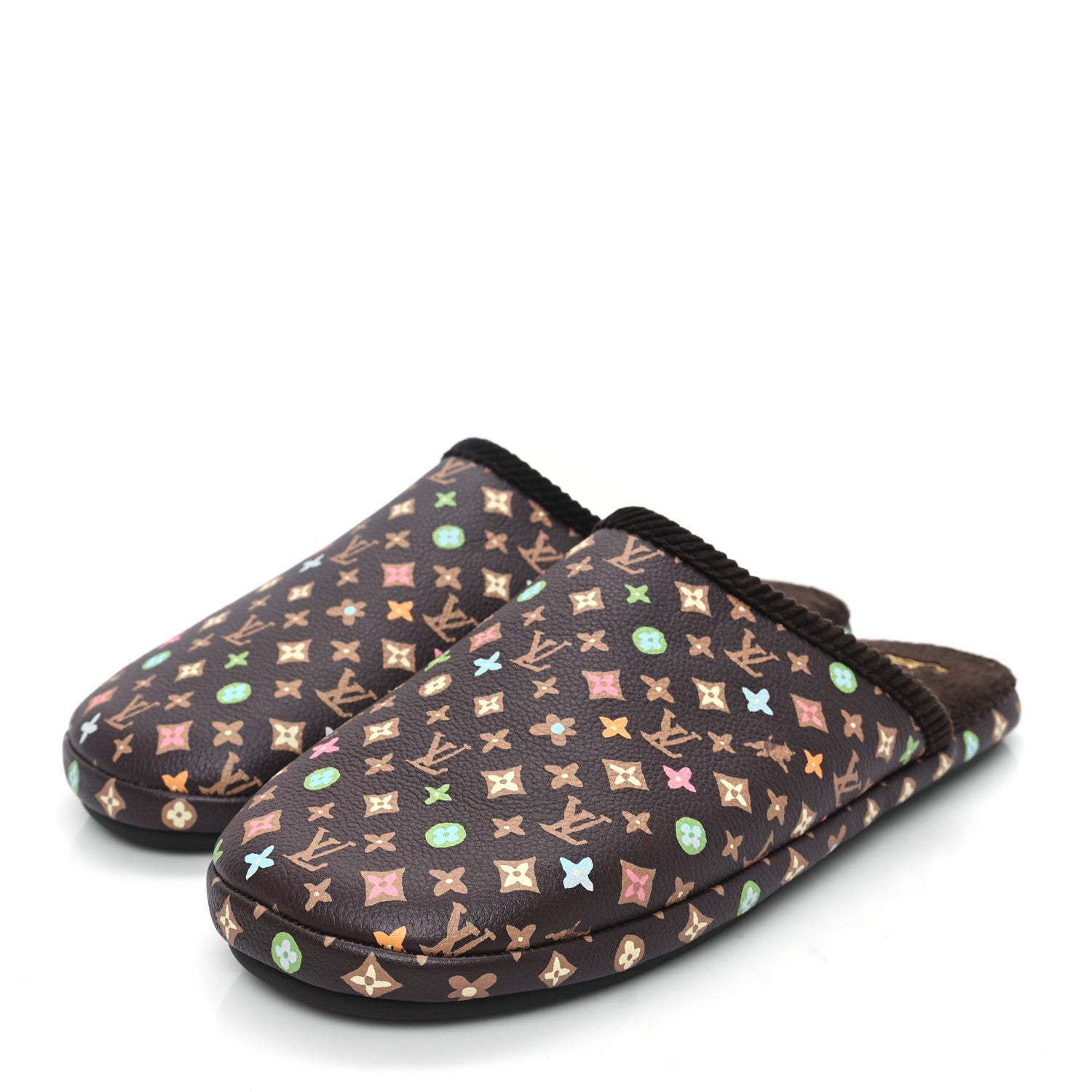 Louis Vuitton X TYLER THE CREATOR Monogram Craggy LV Palace Mens Slippers 9 Mocha 3 of 10