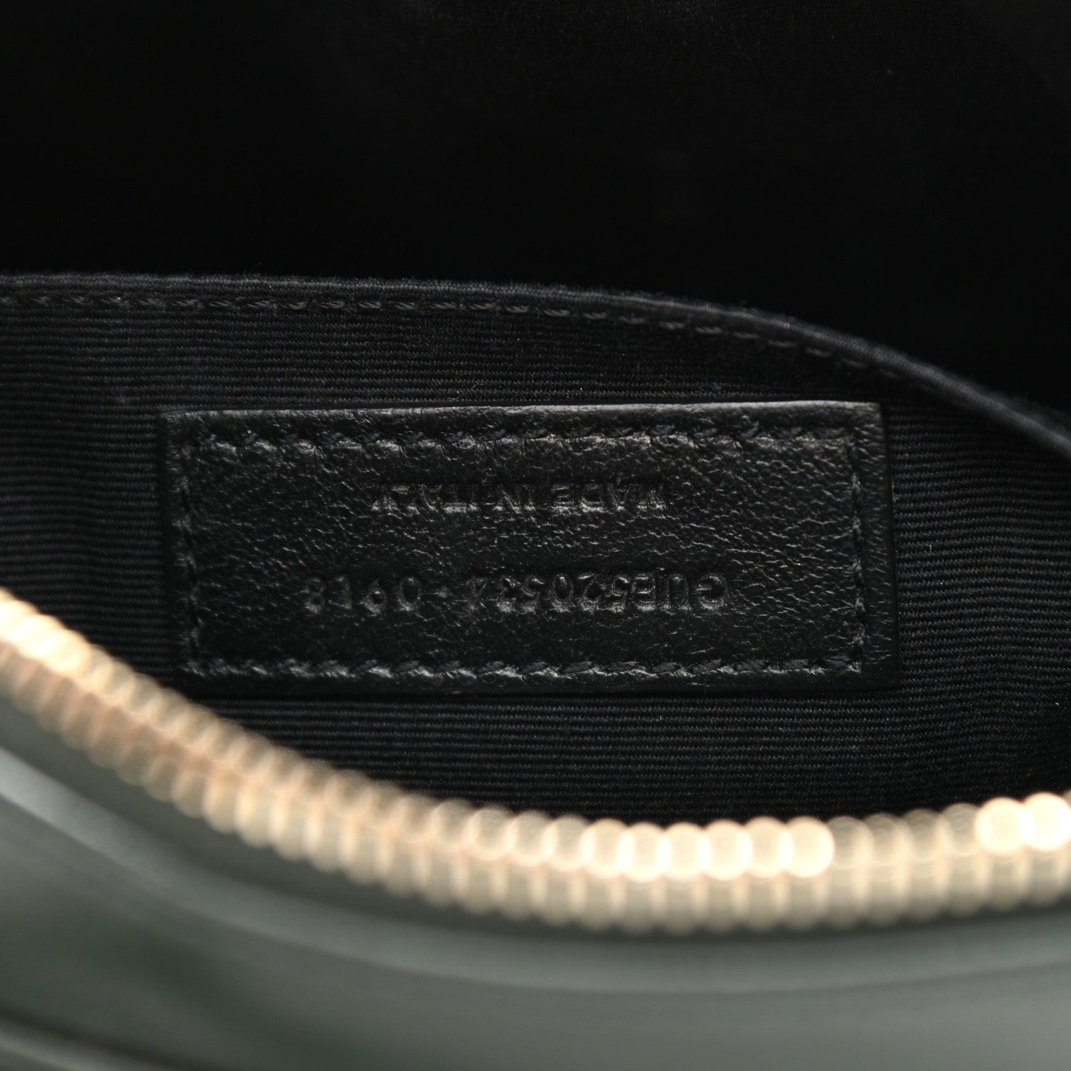 Saint Laurent Calfskin Matelasse Monogram Lou Camera Bag Military Green 7 of 12