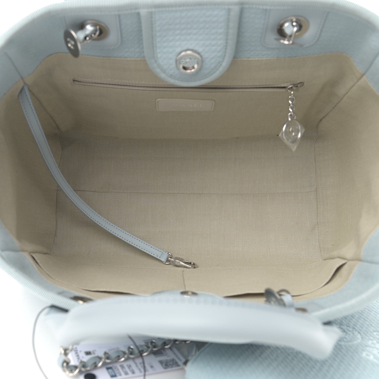 Mixed Fibers Small Deauville Tote Light Blue