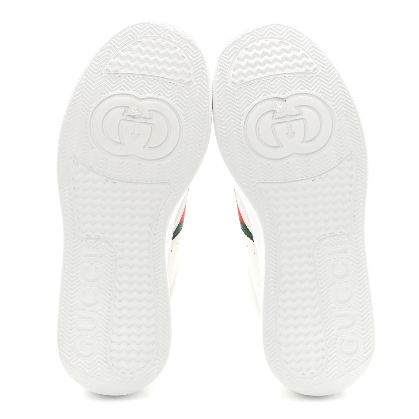 Calfskin Web Womens Platform Sneakers 40 White