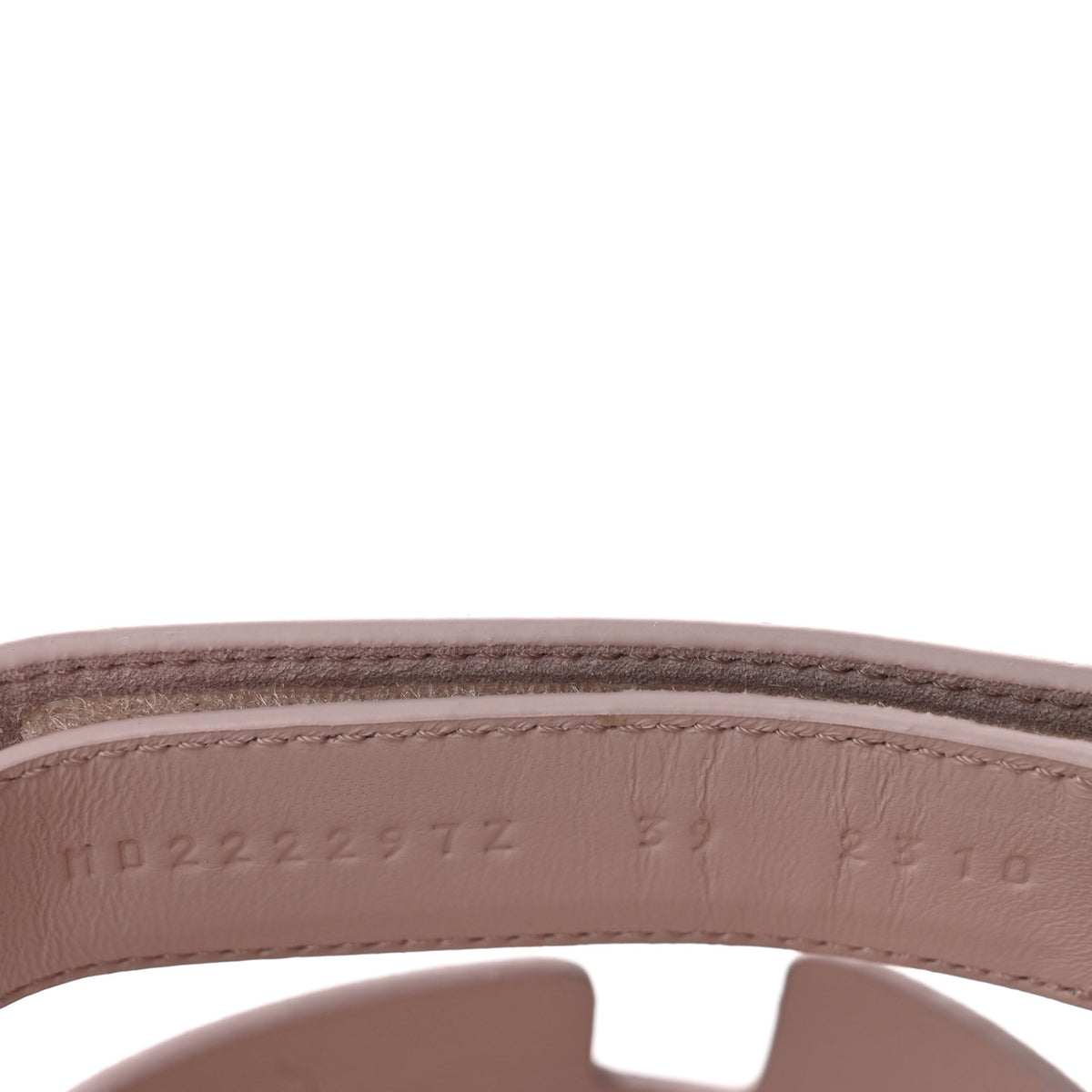 Suede Goatskin Womens Chypre Sandals 39 Rose Porcelaine